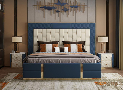 Design Boxspringbett Modern Betten Bett Doppelbett Hotel Luxus 180x200 Neu